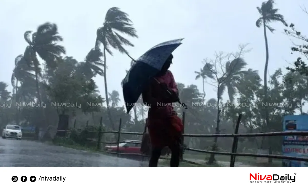Kerala monsoon rainfall