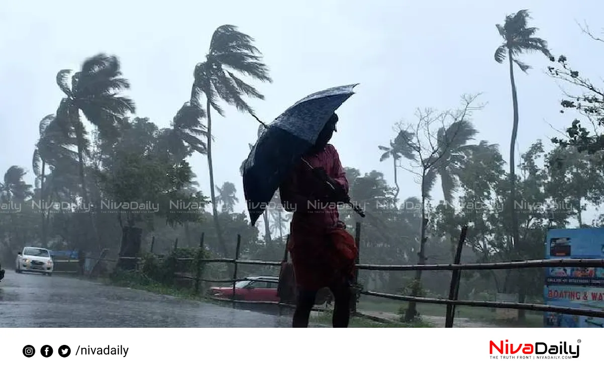 Kerala monsoon rainfall