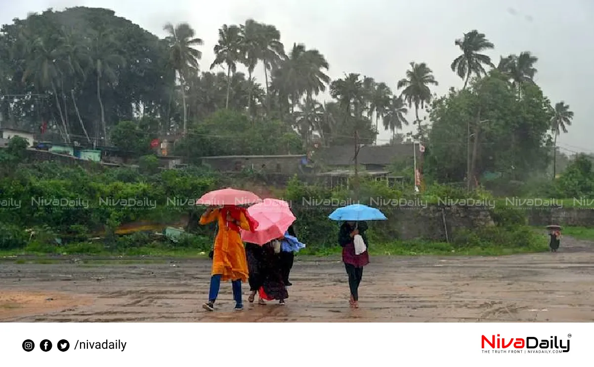 Kerala monsoon rainfall