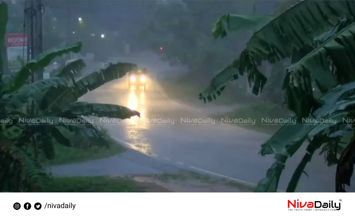 Kerala monsoon rainfall