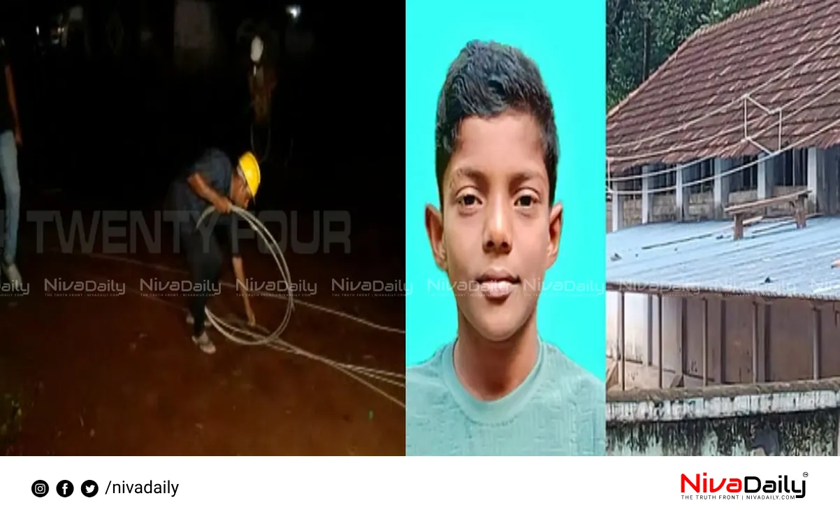KSEB electric line accident