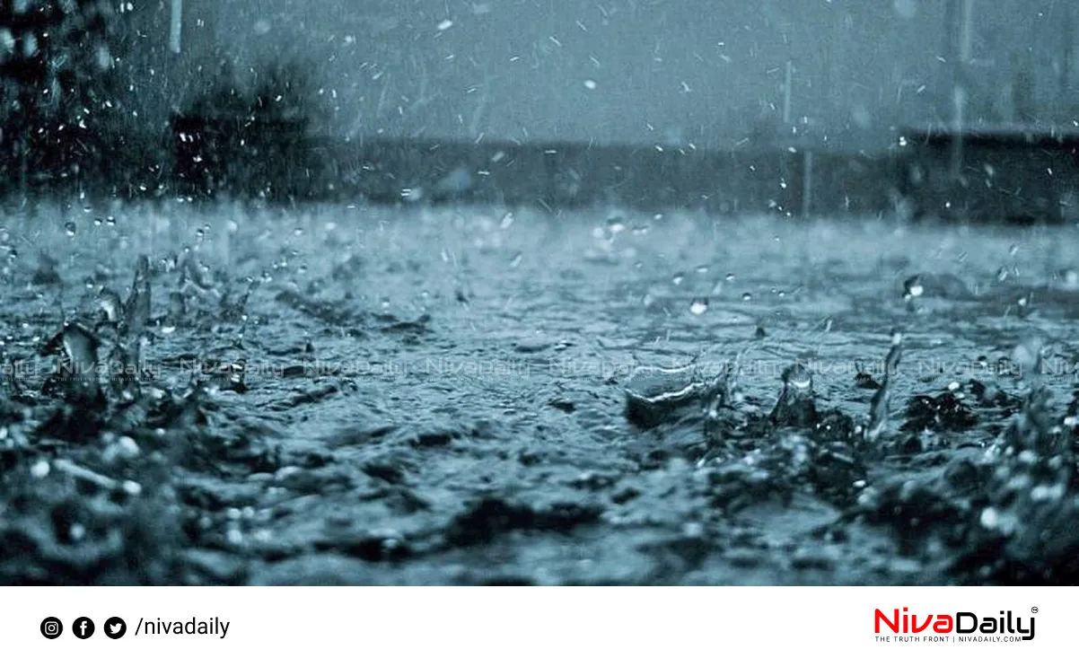 Kerala monsoon rainfall