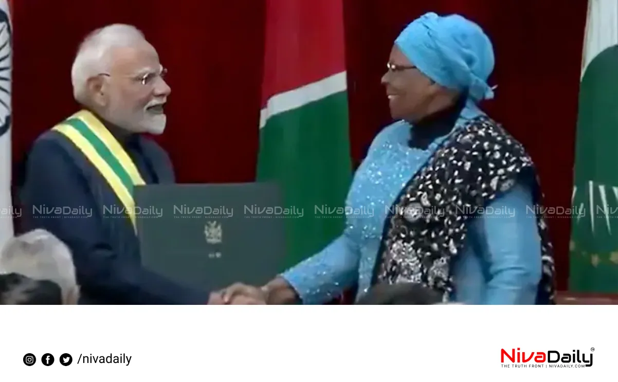 Namibia civilian award Modi