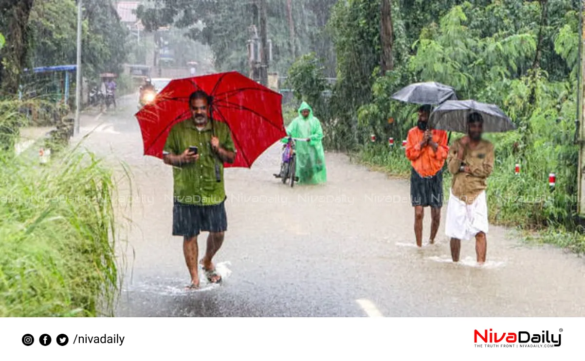 Kerala monsoon rainfall