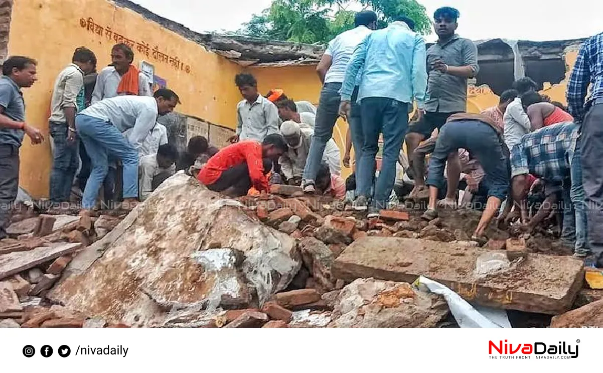Rajasthan school collapse