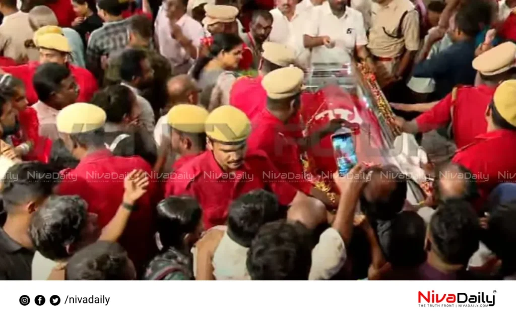 V.S. Achuthanandan funeral