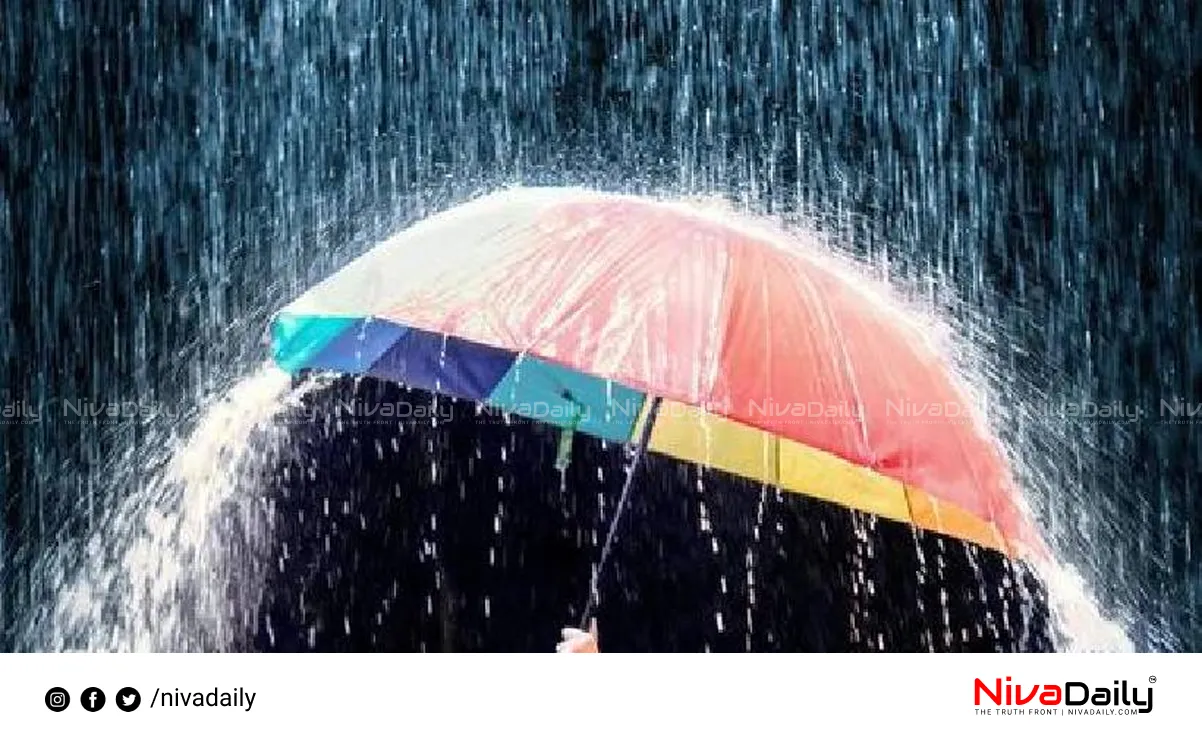Kerala monsoon rainfall