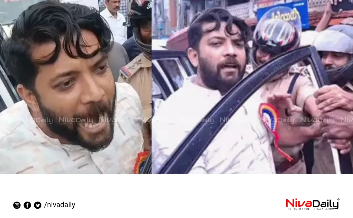Shafi Parambil Protest