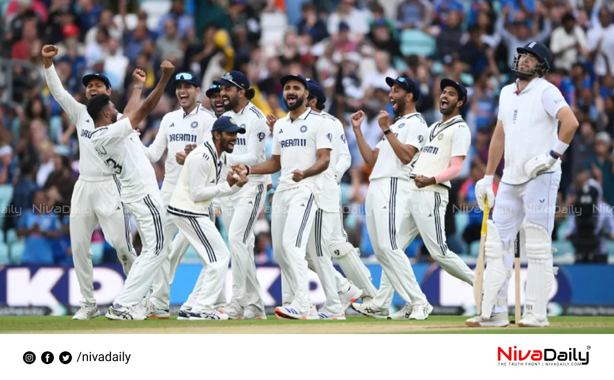 Oval Test India Win