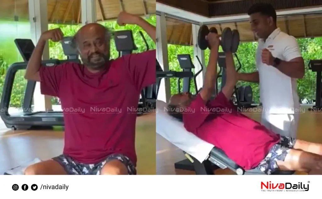 Rajinikanth gym workout