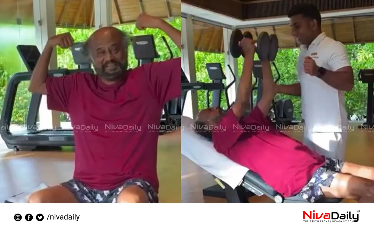 Rajinikanth gym workout