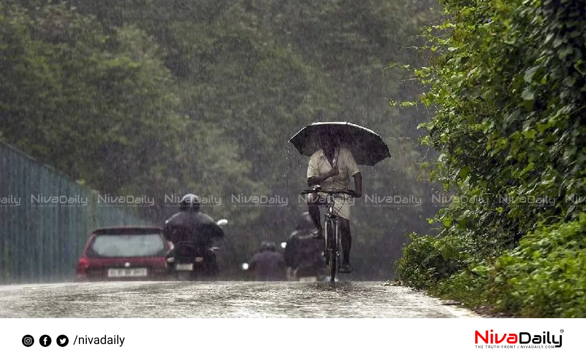 Kerala monsoon rainfall