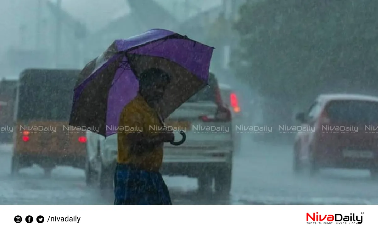 Kerala monsoon rainfall