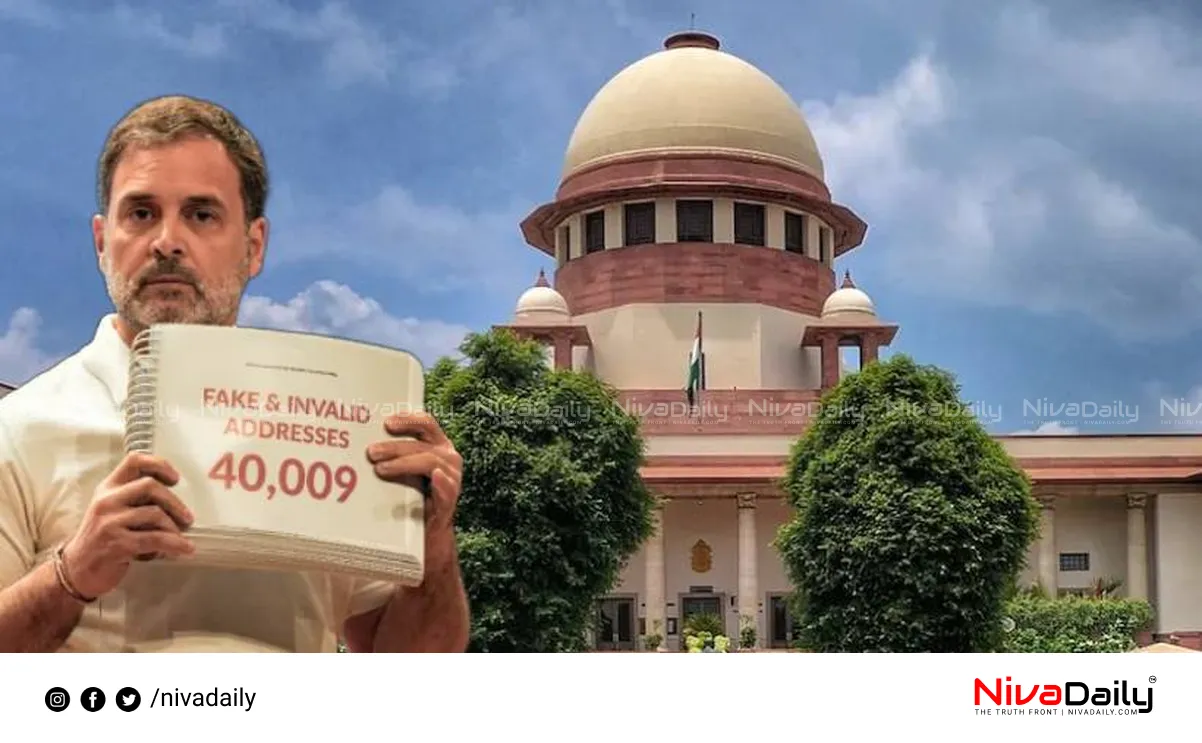 Rahul Gandhi vote allegations