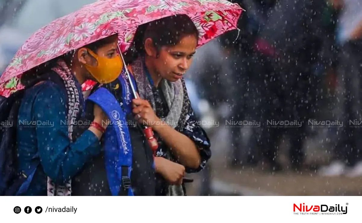 Kerala monsoon rainfall