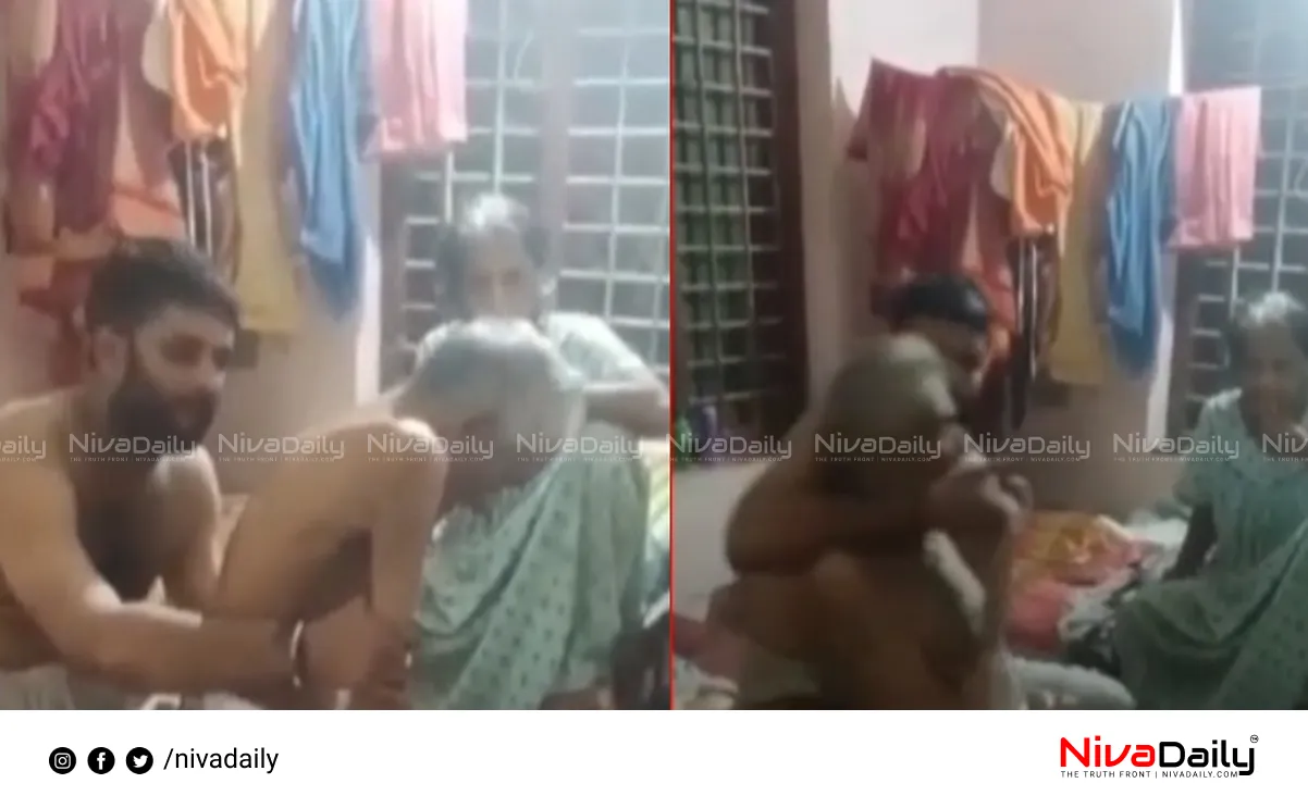son attacks father