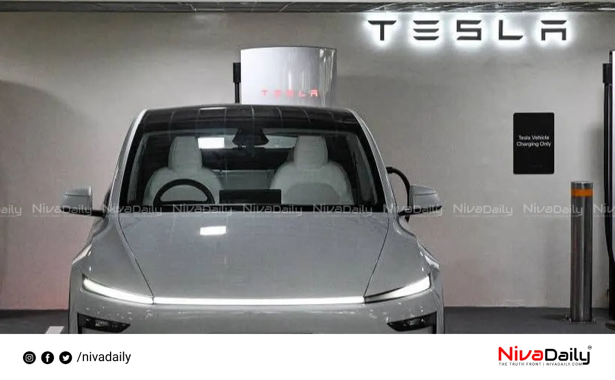 Tesla India showroom