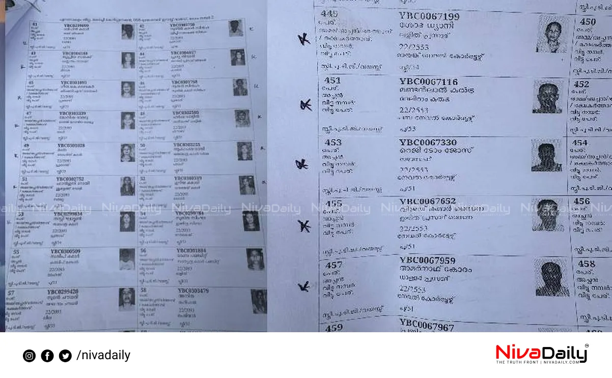Voter List Irregularities