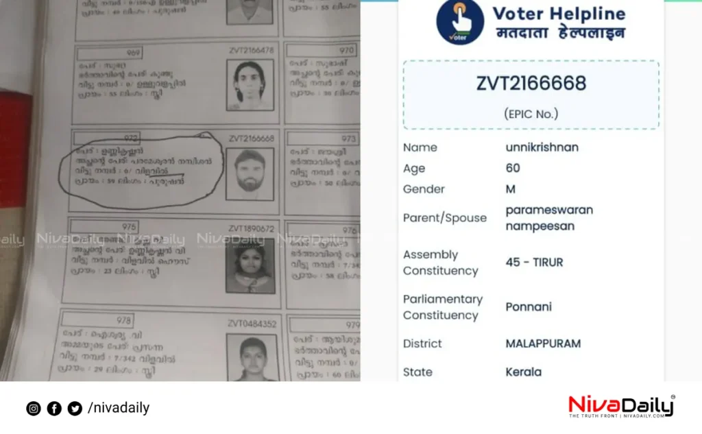 Voter list irregularities