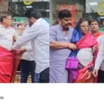 Congress leader saree