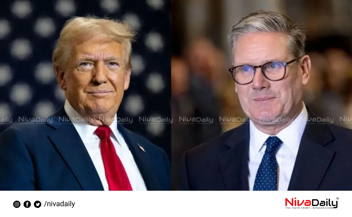 Trump Starmer meeting