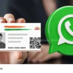 Aadhaar card via WhatsApp