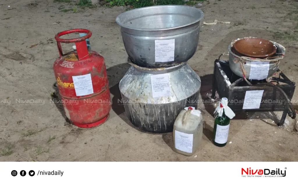 illicit liquor seized