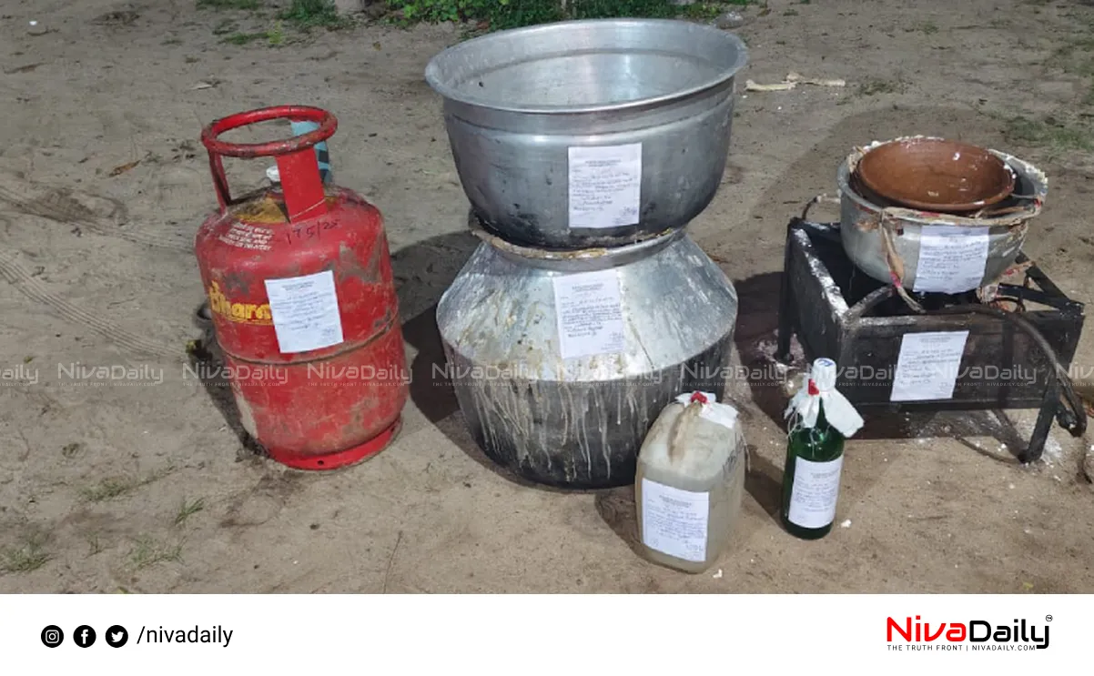 illicit liquor seized