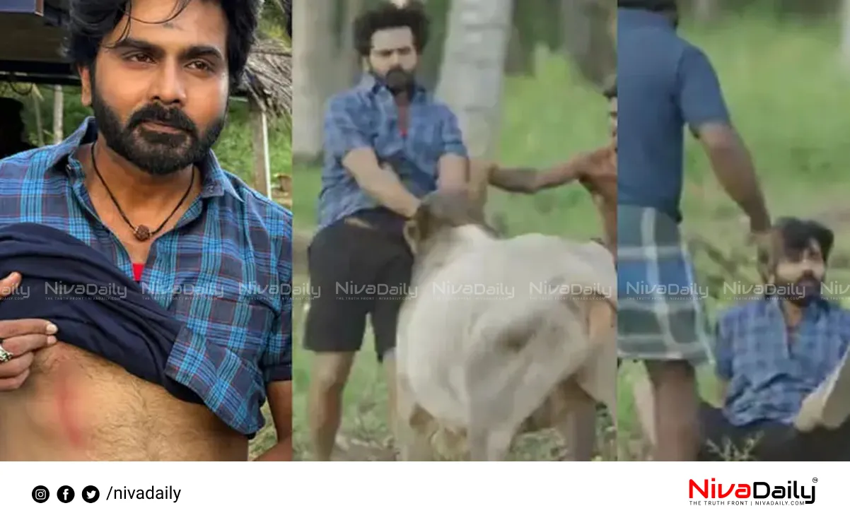 Ashok Kumar bull attack