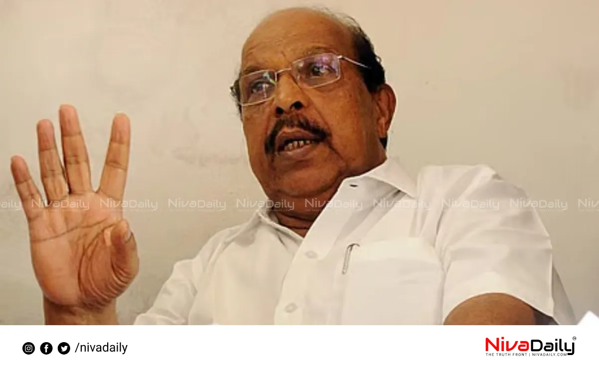 G. Sudhakaran ministry