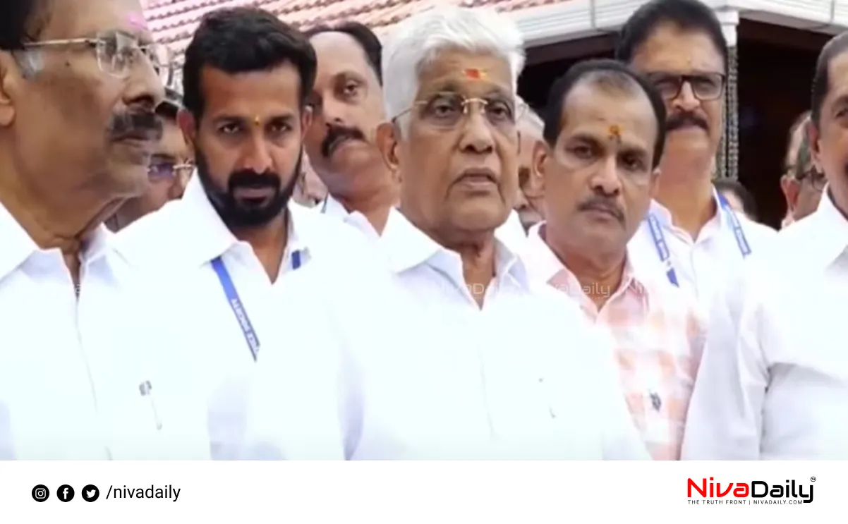 Sukumaran Nair Controversy