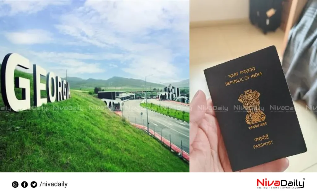 Indian tourists in Georgia