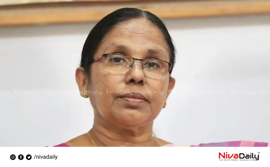 K.K. Shailaja reaction