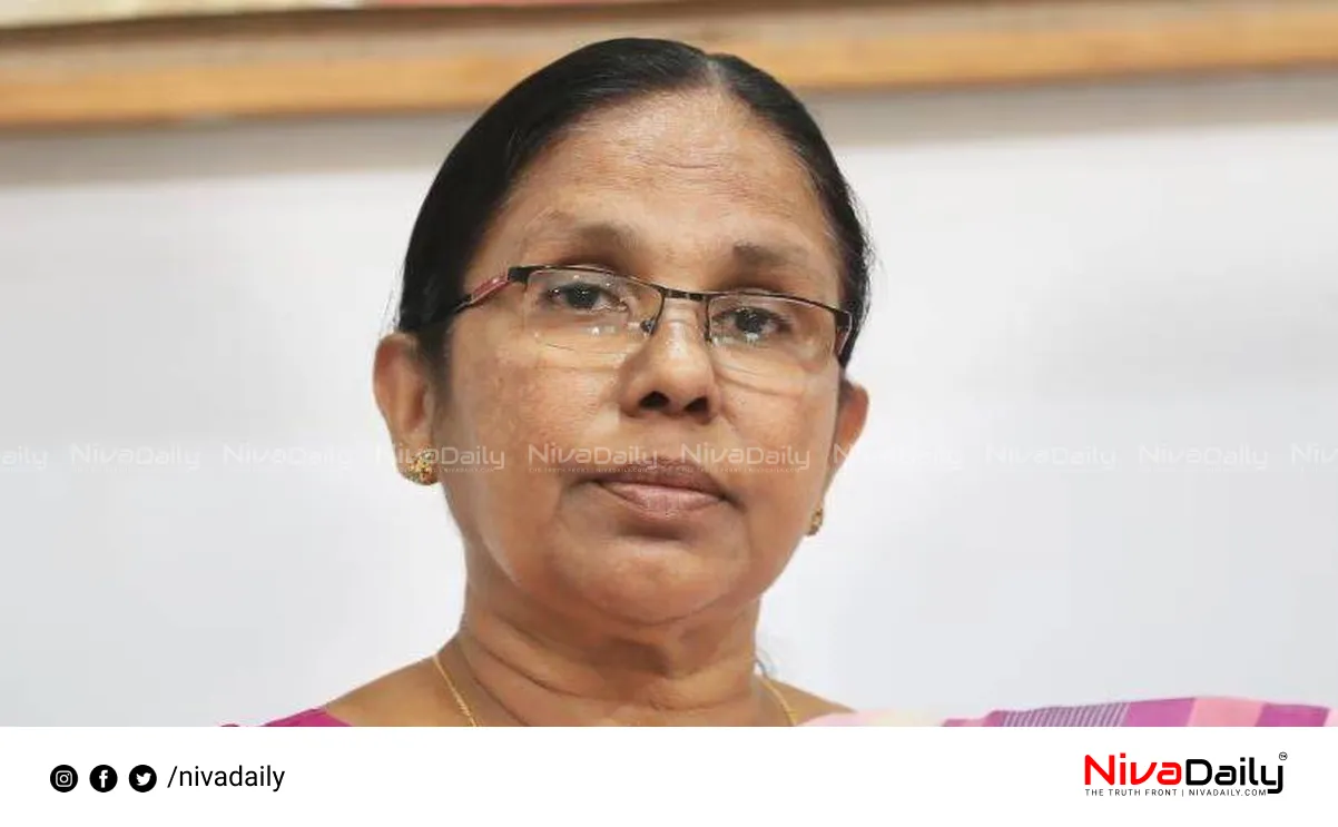 K.K. Shailaja reaction