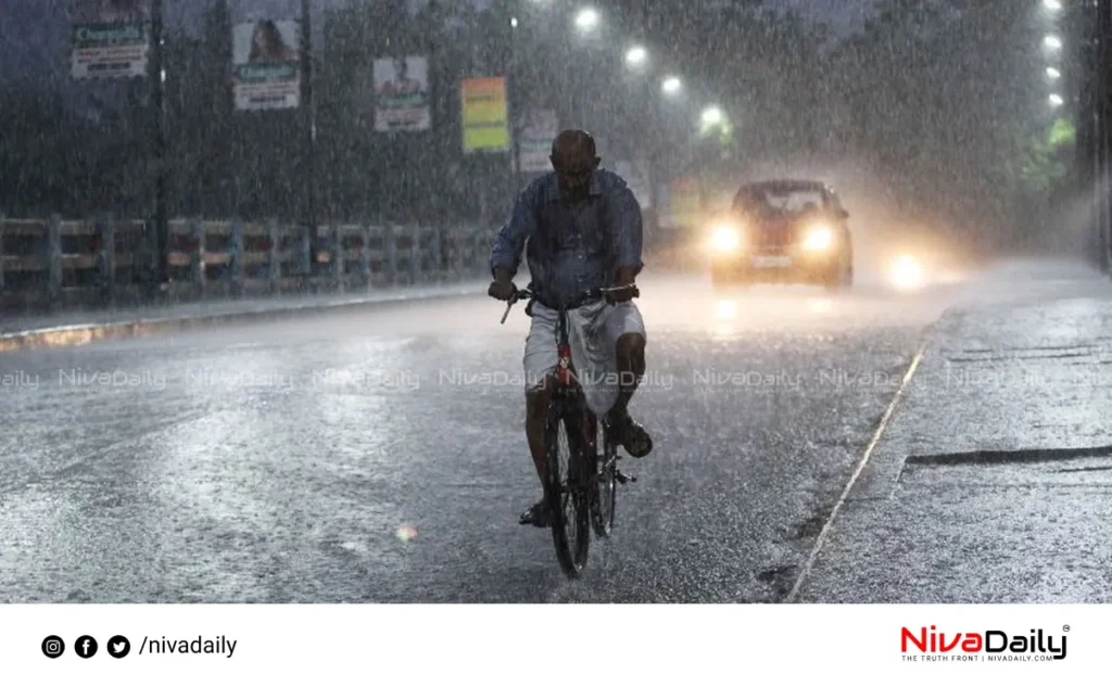 Kerala monsoon rainfall