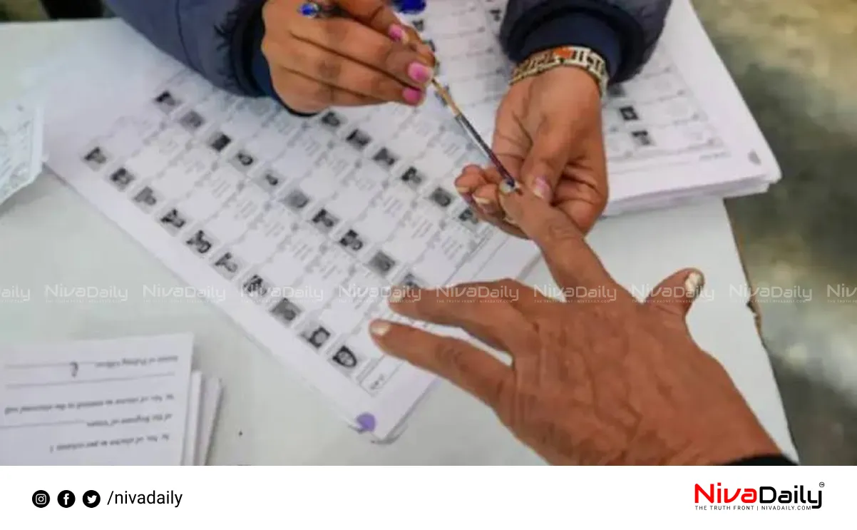 Local body election vote
