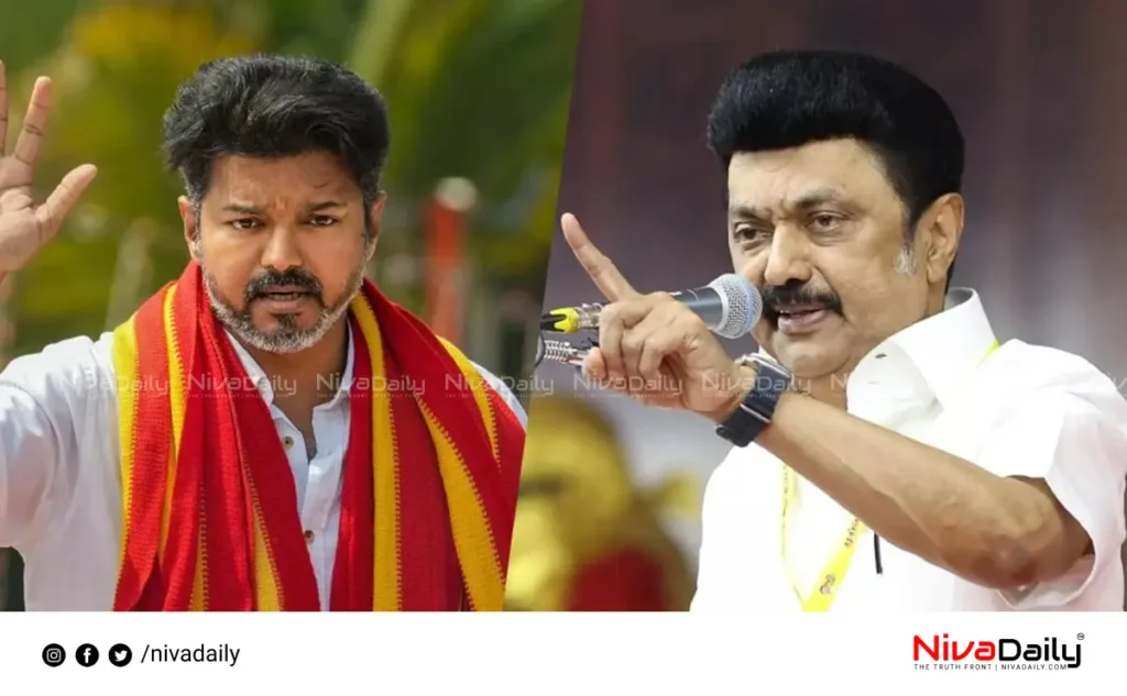 MK Stalin reply to Vijay