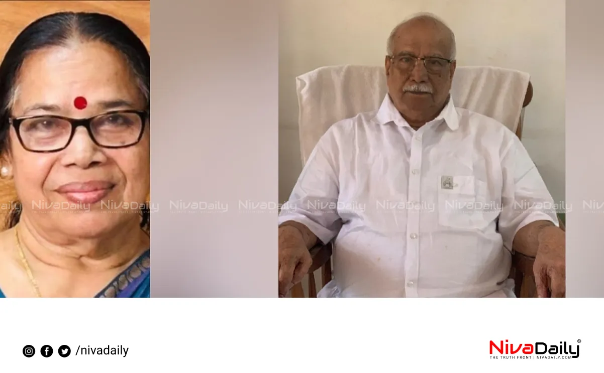 PK Sreemathi husband death