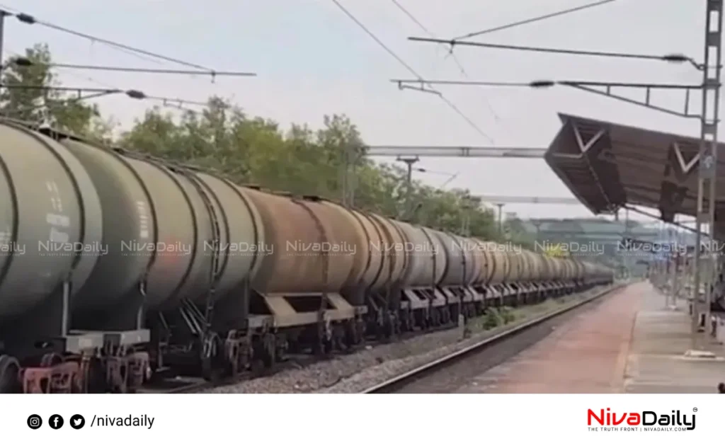 Goods train accident
