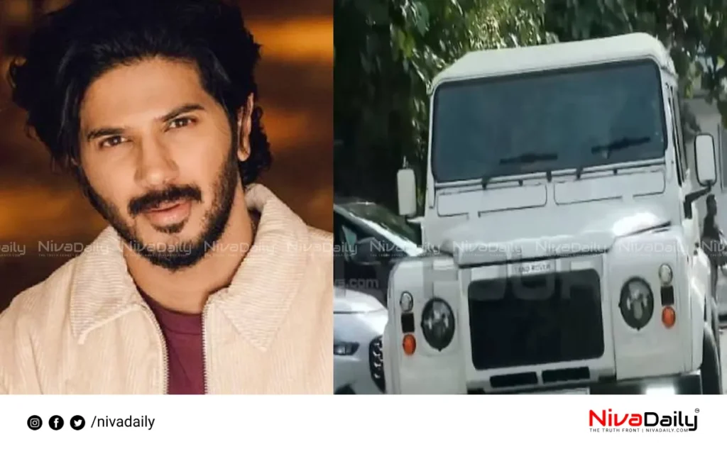 Dulquer Salmaan vehicle issue
