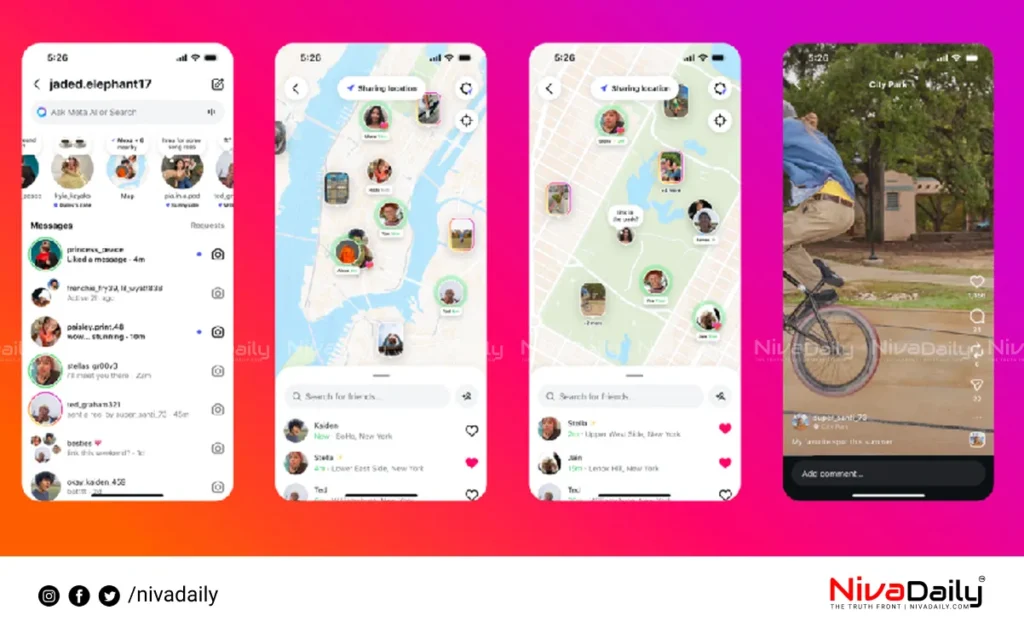 Instagram location feature