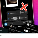 Instagram voice note issue