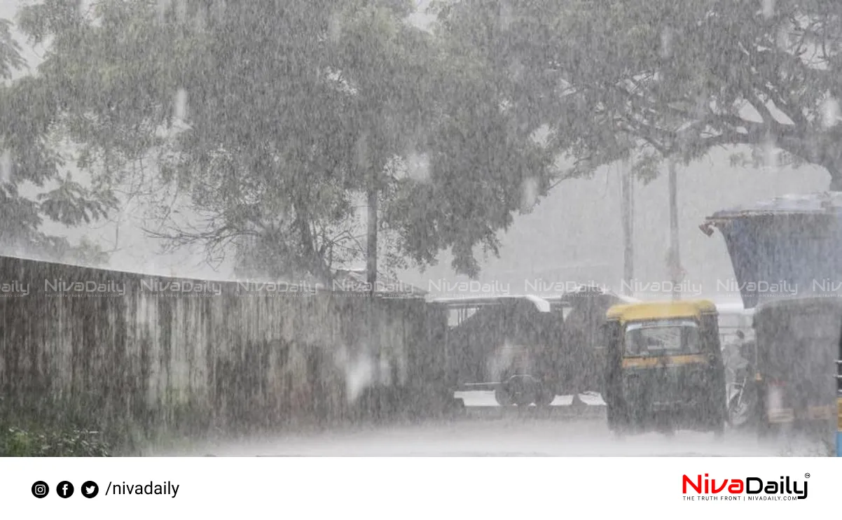 Kerala monsoon rainfall