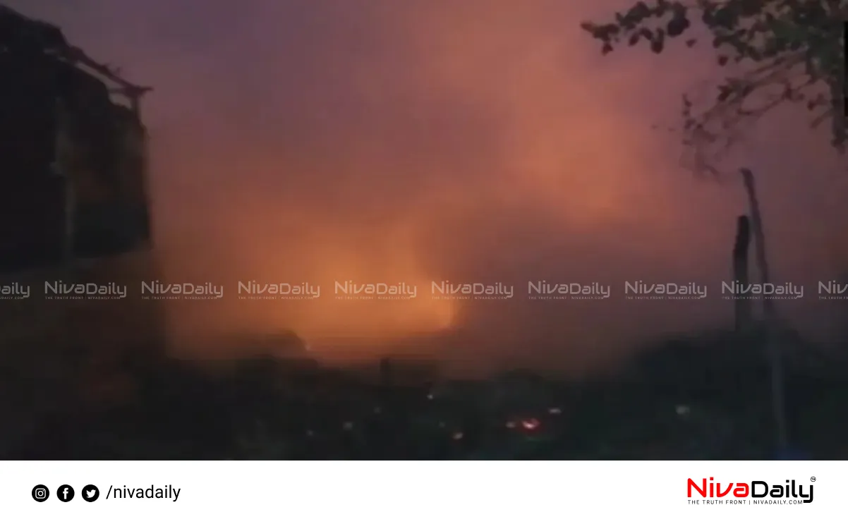 Delhi slum fire