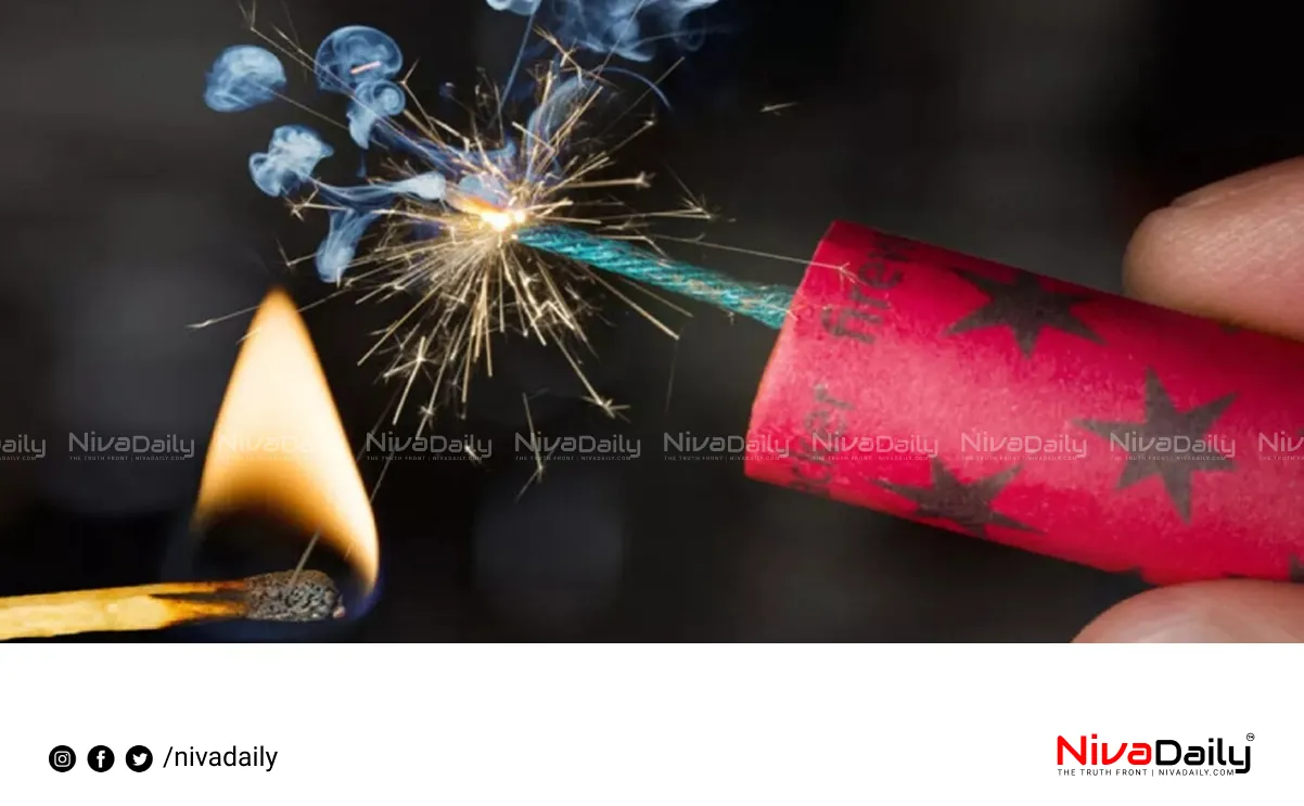 Firecracker accident