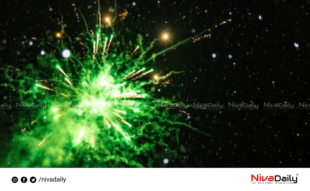 Green Fireworks Diwali