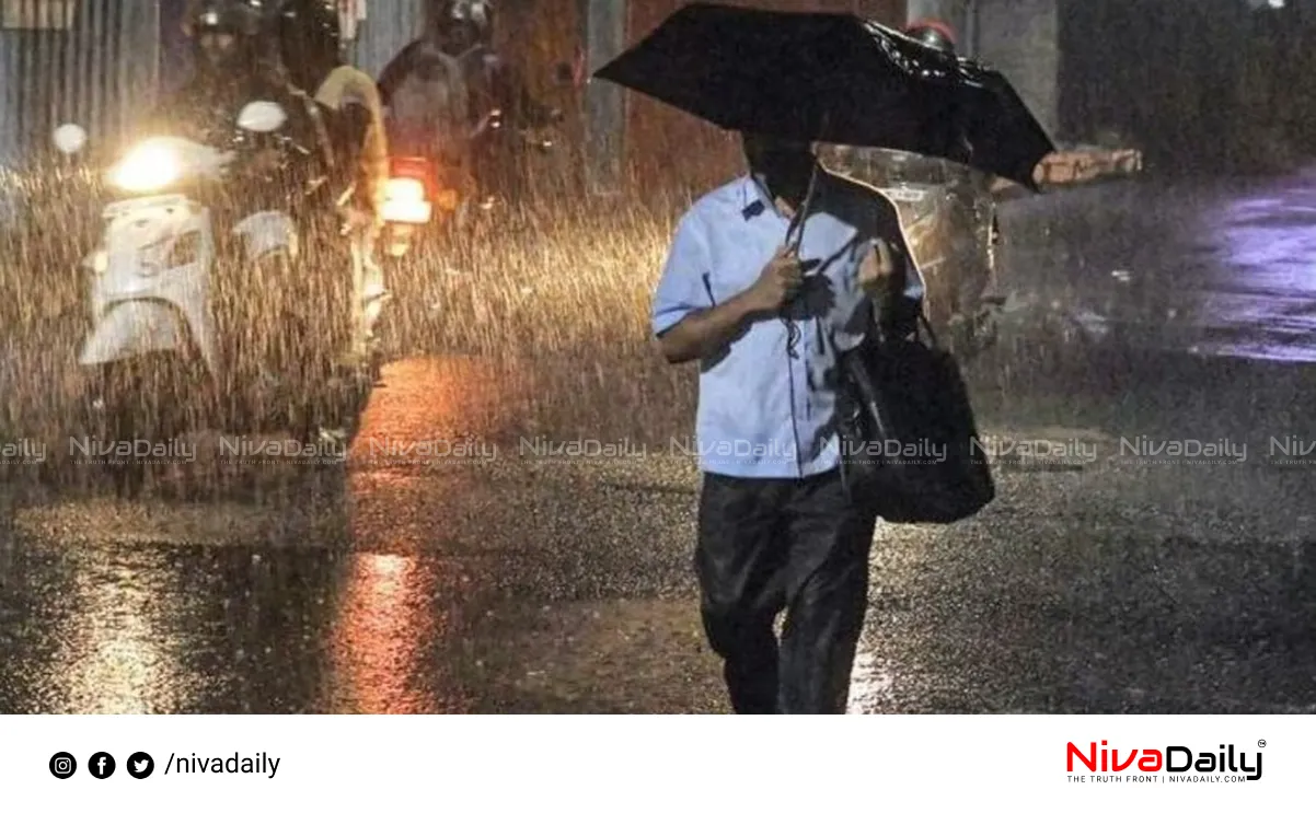 Kerala monsoon rainfall