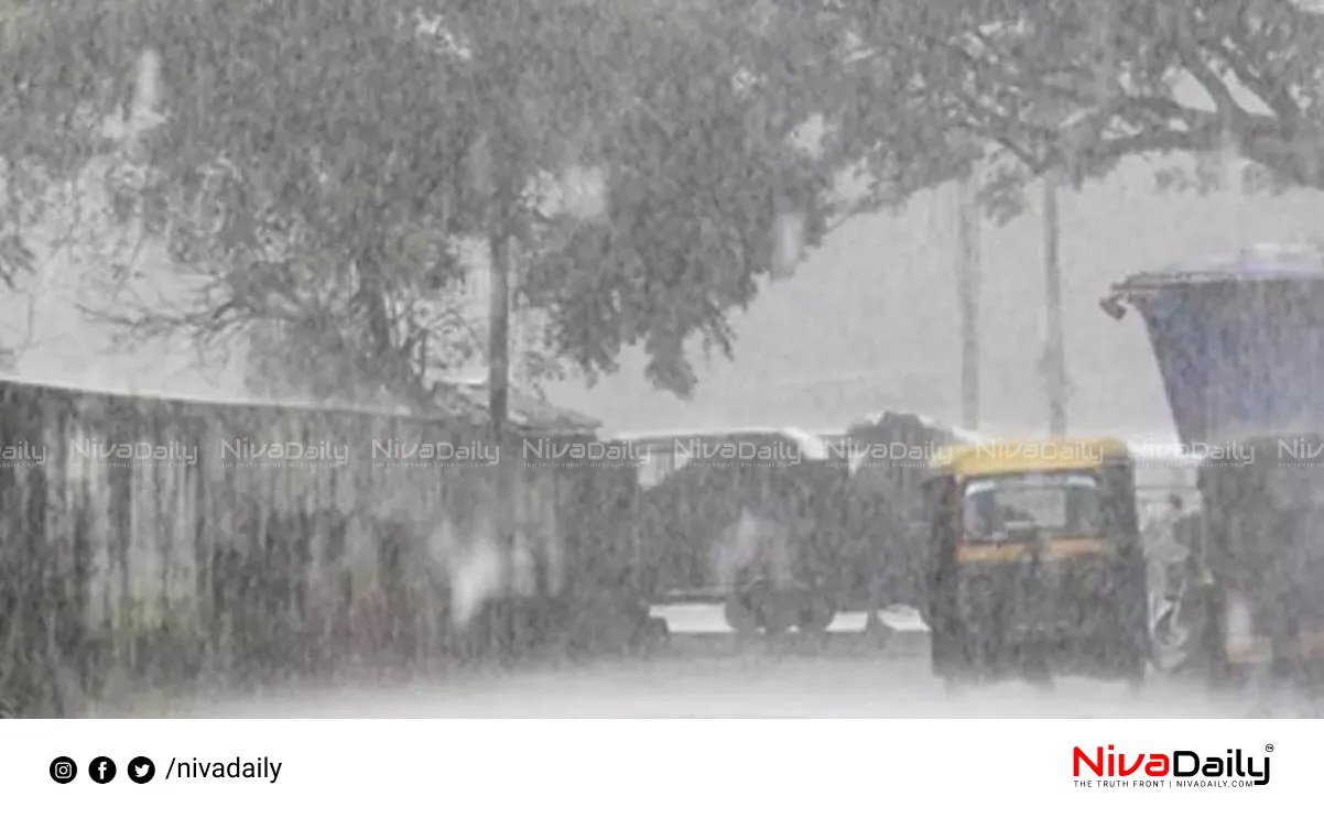 Kerala monsoon rainfall