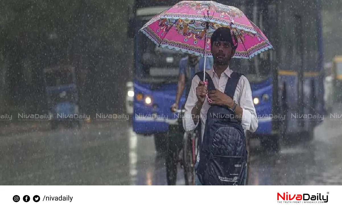 Kerala monsoon rainfall