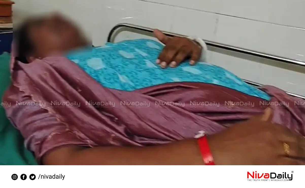 Wife burnt with curry